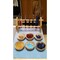 Kitcheniva 10 Pcs Unfinshed Wooden Bowls Kitchen Kids Wooden Toys Craft